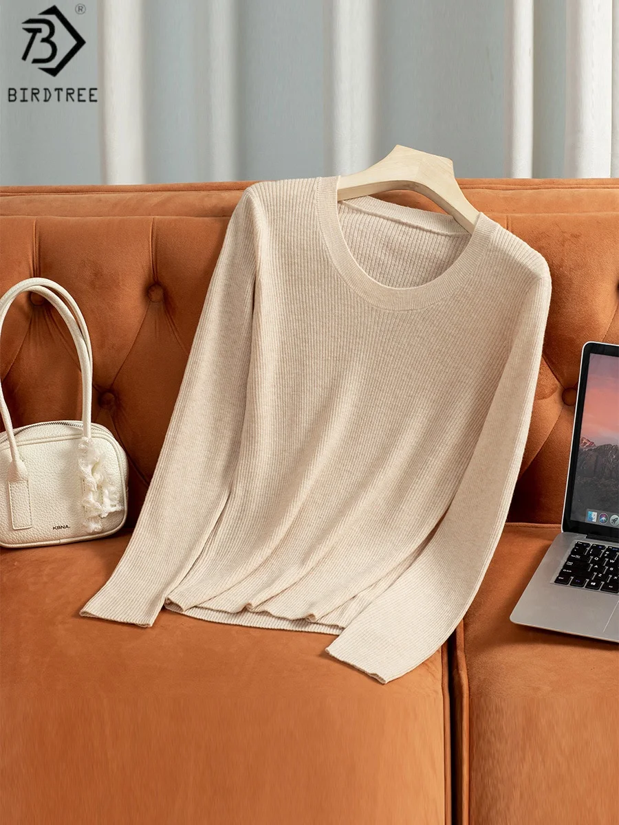 birdtree-100-lana-di-pecora-tinta-unita-maglione-basic-donna-scollo-a-u-autunno-manica-intera-morbido-calore-interno-maglia-camicia-top-t58522jf