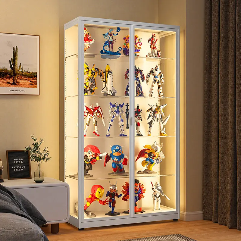 Figure Display Cabinet Toy Display Cabinet Model Display Shelf Transparent