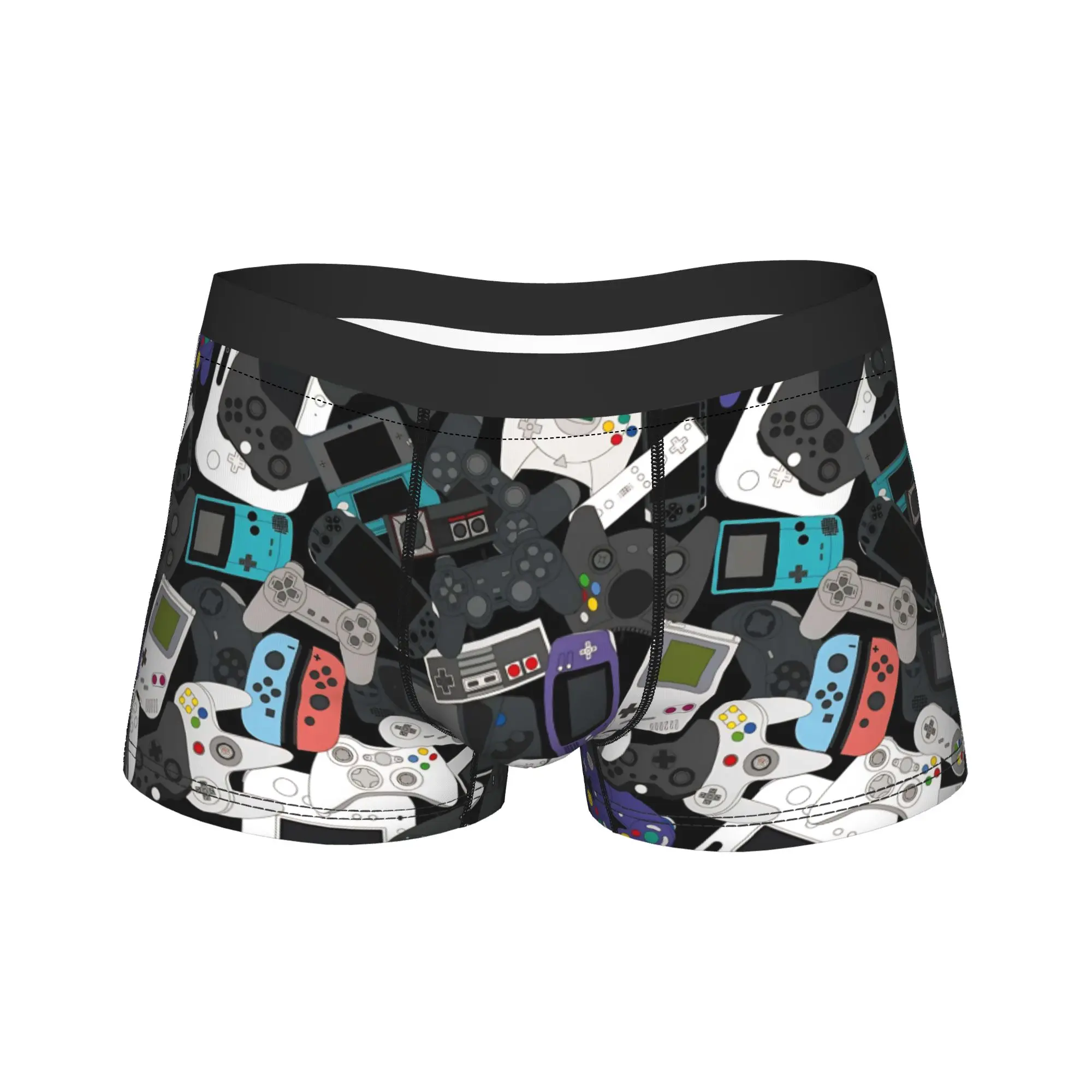 

Мужские трусы-боксеры с принтом Game Controllers All Underwear, оригинальные, качественные, больших размеров