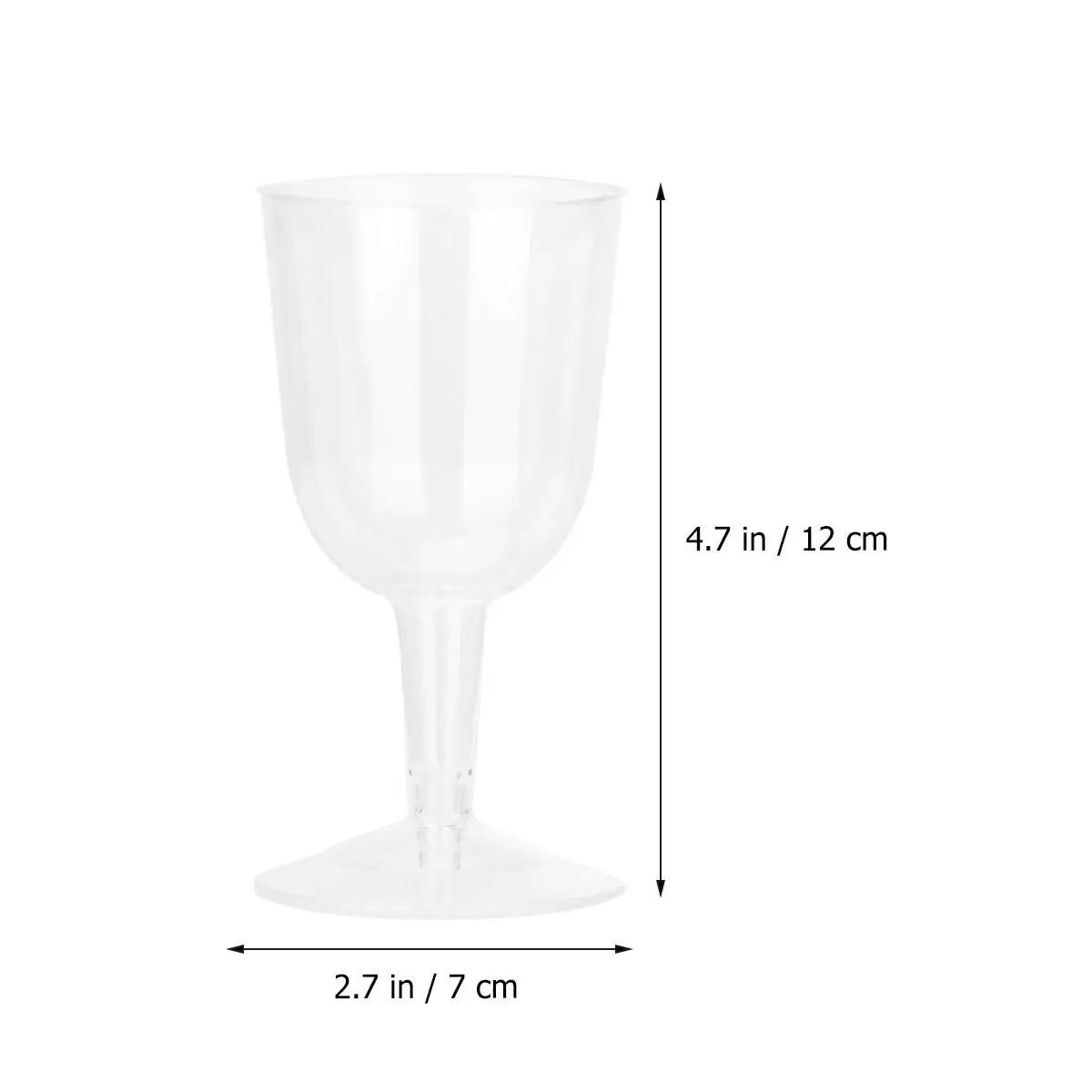 

12 Pcs Creative Disposable Plastic Cups for Parties Wedding Birthday Beverage Water Juice