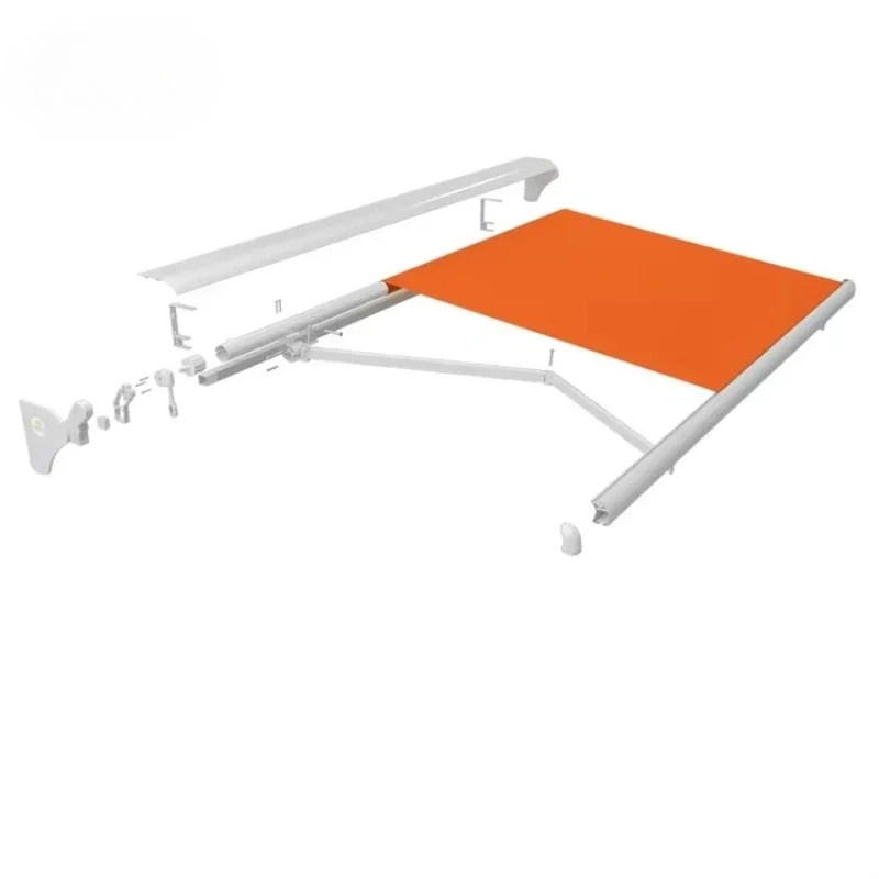 Manual or motorized awning accessories
