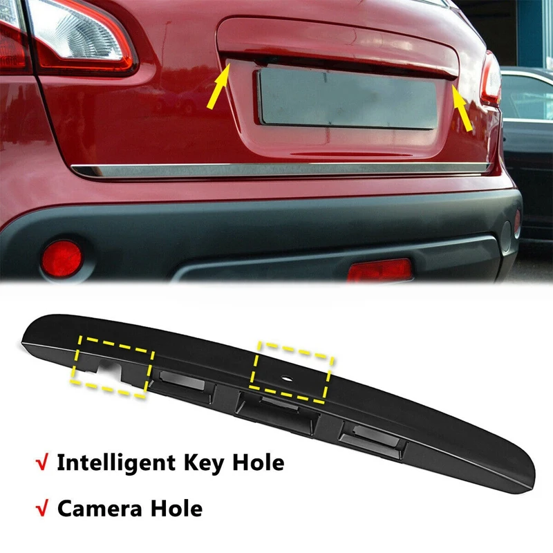 NEW-Rear Tailgate Boot Handle with Key Camera Trunk Door Cover for Nissan Qashqai J10 JJ10 2007-2014 90812JD20H