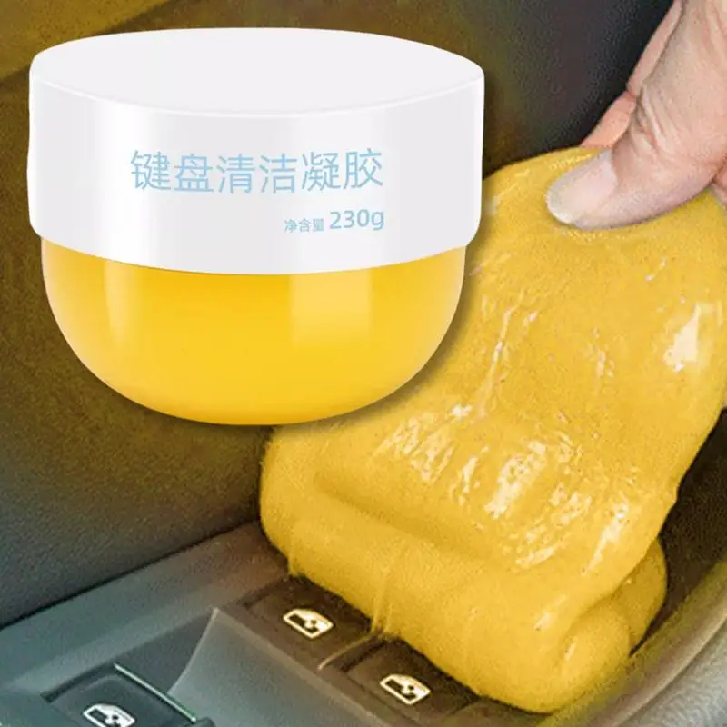 Car Gel Cleaner Putty Automotive Reusable Crevice Dust Slime Car Vent Cleaner Car Detailing Kit 230g Auto Detail Tools For Car