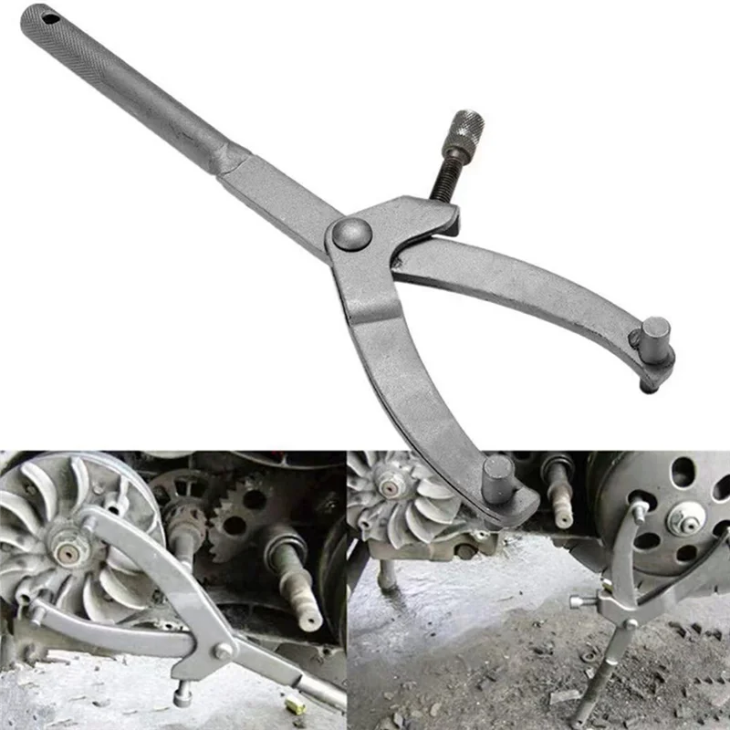 

A57M-Y-Type Motorcycle Scooter Flywheel Clamp Wrench Belt Clutch Disassembling And Fixing Tool Replacement Parts Accessories