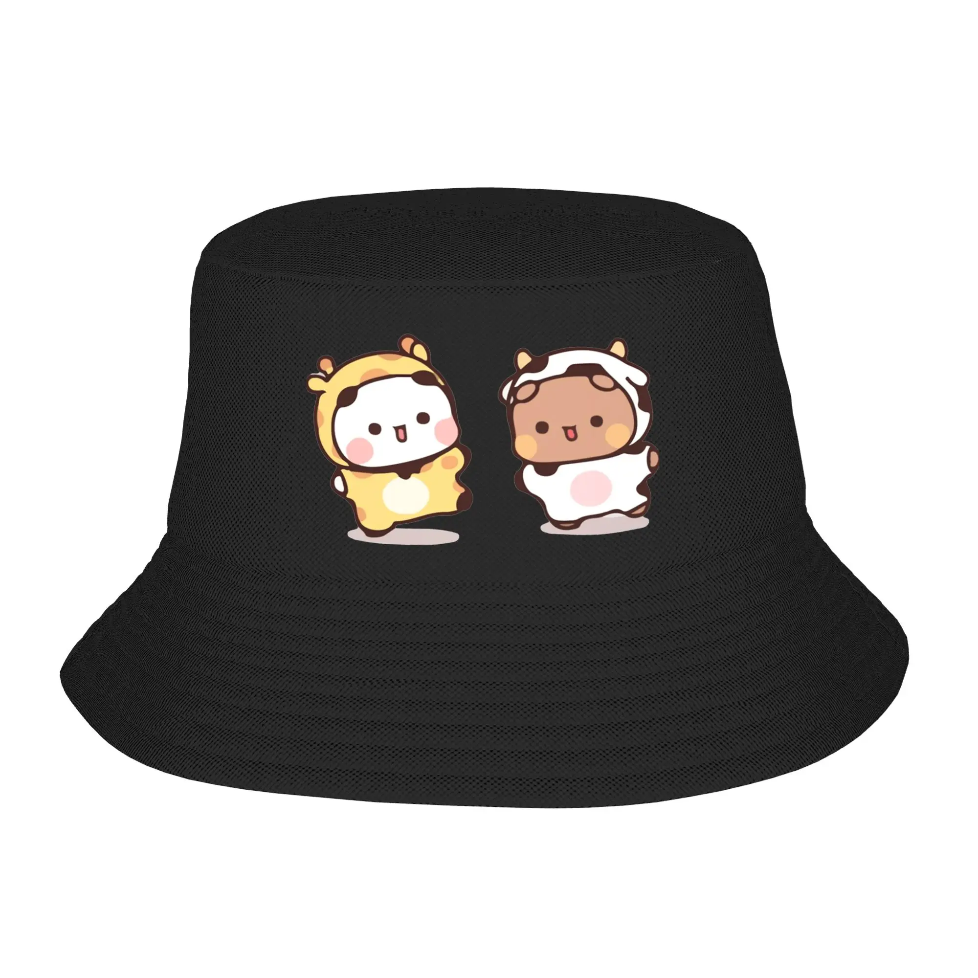 Bear and Panda Accessories Bucket Hat Casual Women Sun Hat Bubu and Dudu Balloon Panama Hat Packable Fishing Fisherman Hats