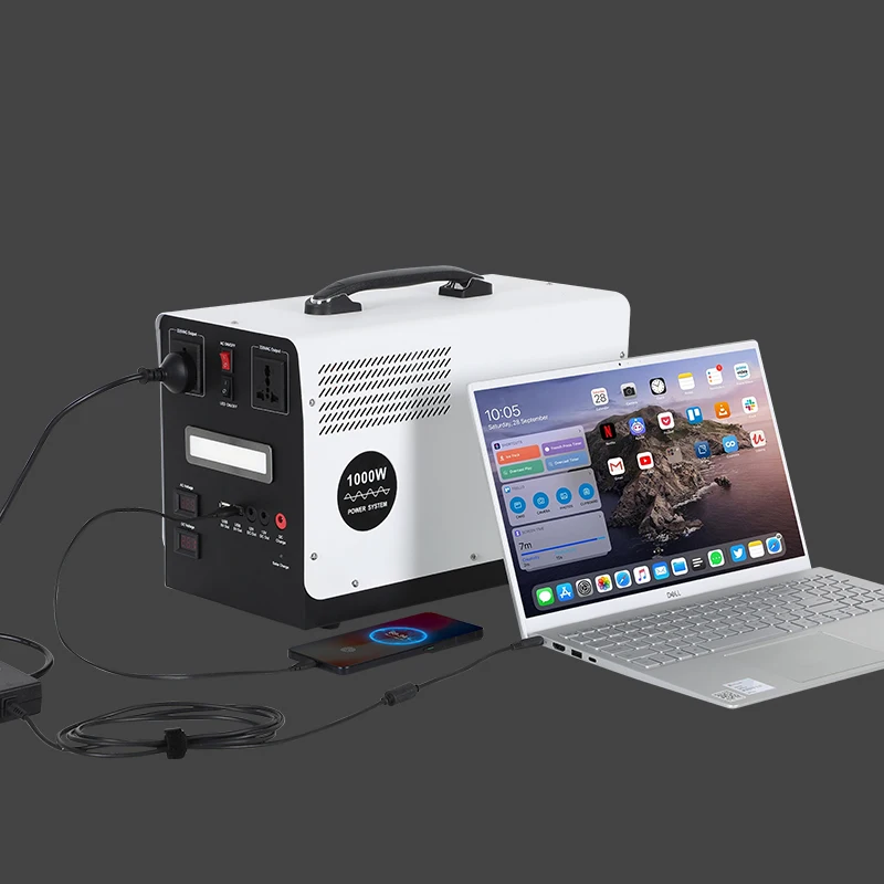 Solar portable 500w 1000w 1500w generator 110v 220v mini outdoor camping backup power station