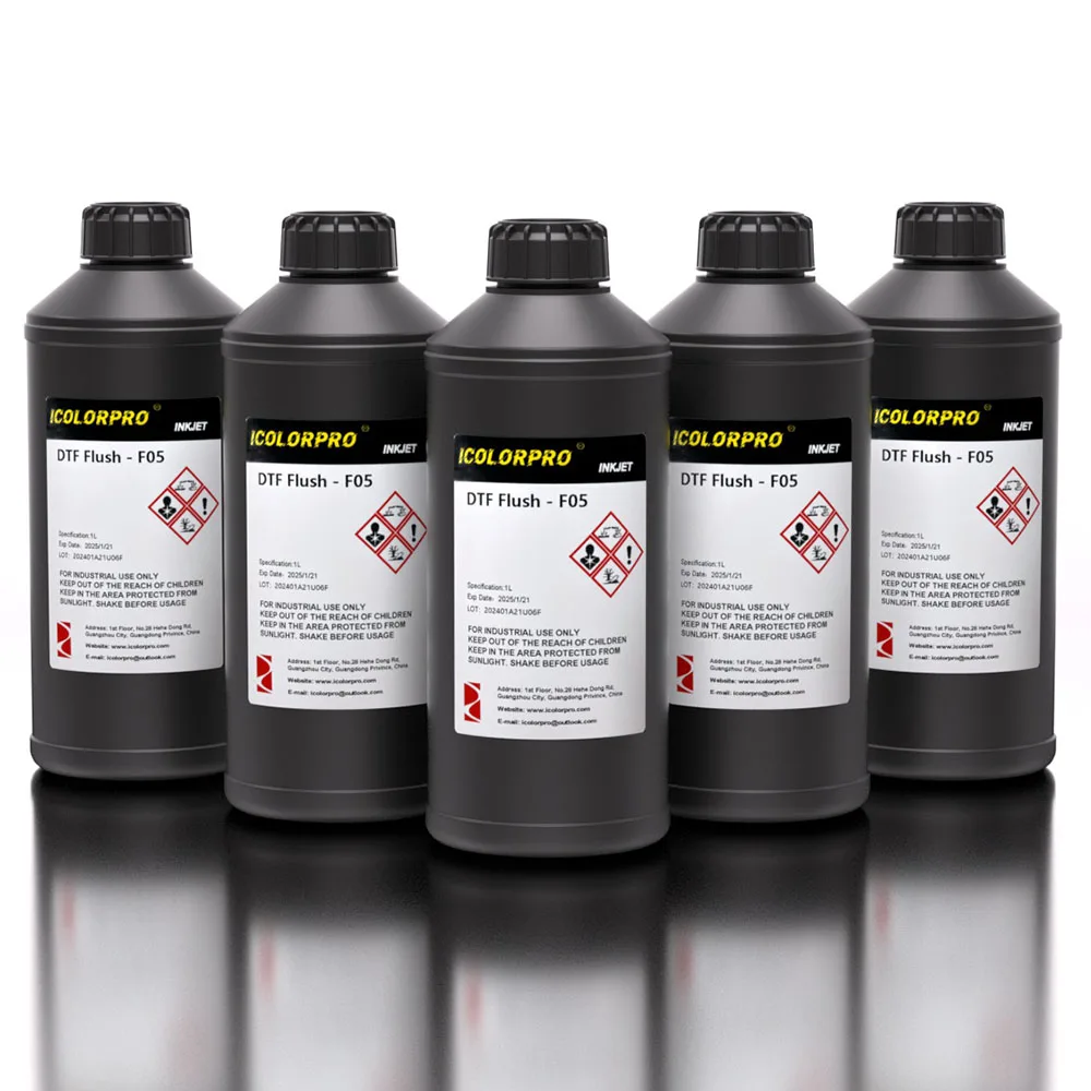 

Printhead Cleaning Solution for UV / DTF / Eco Solvent Ink | Nozzle Cleaner for Epson XP600 i3200 DX5 Ricoh Gen5