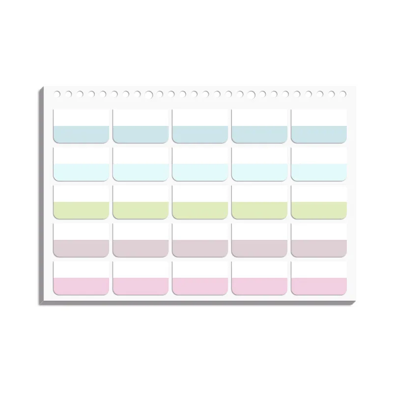10/Lost Sticky Notes Simple Loose-leaf Index Stickers Creative Office Sticky Notes Mark Stickers Student Classification Stickers
