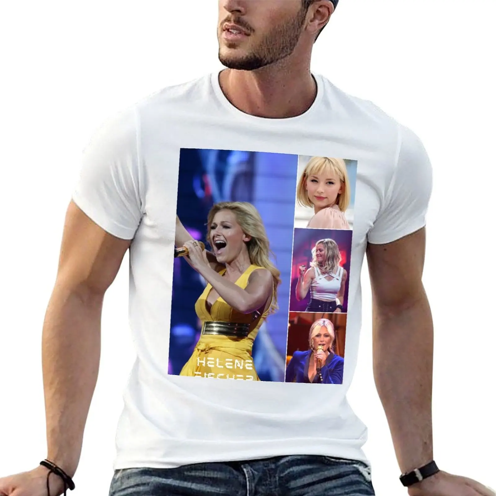 Helene Fischer German singer Beautiful Photo Collage / Montage - 3 T-Shirt