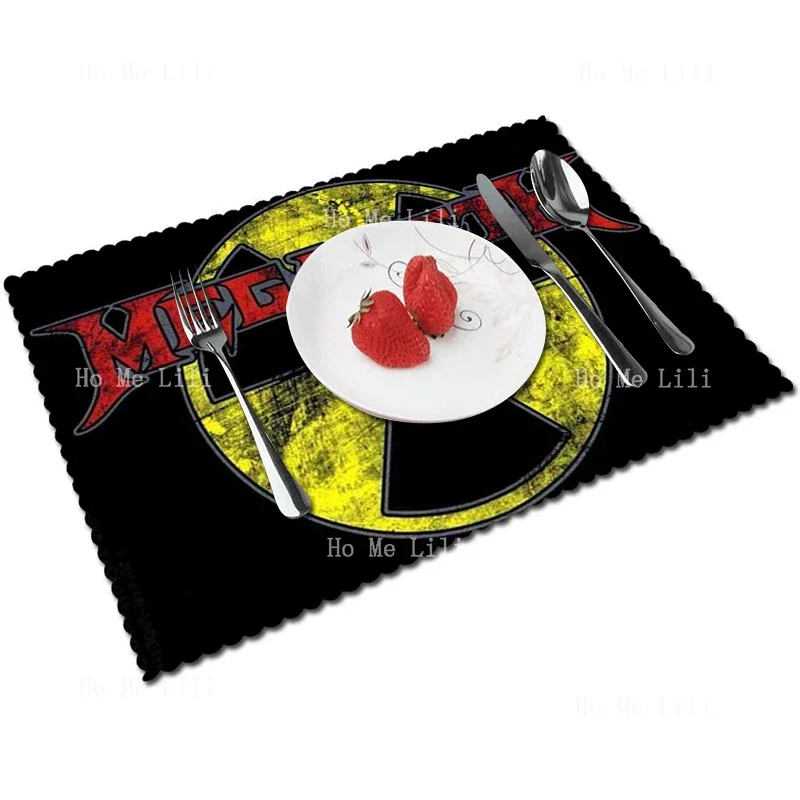 

Рок-группа Banner Radionuclide Подставка для столовых приборов с ретро-логотипом