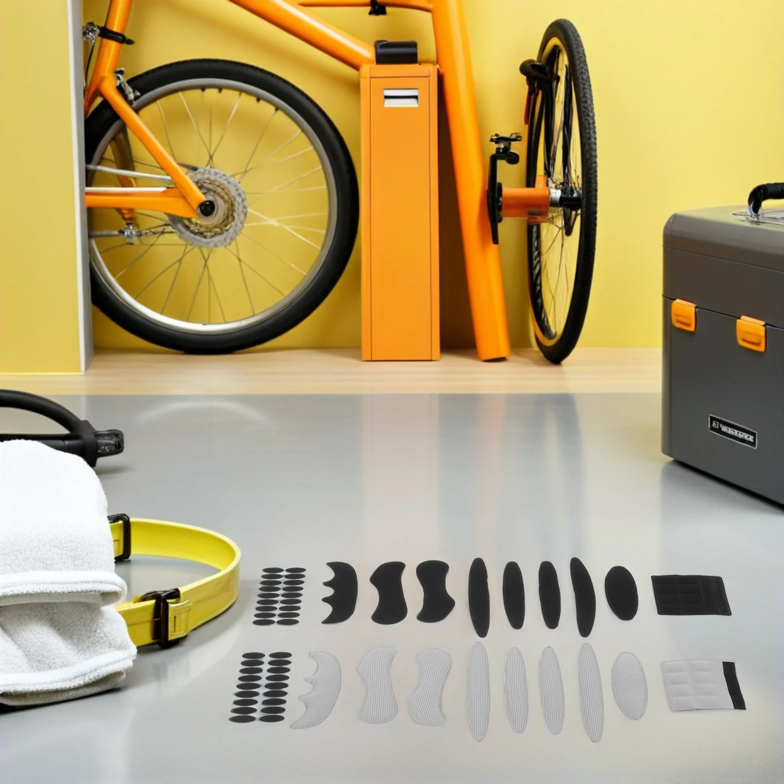 مجموعتان من بطانة الدراجة، وسادة بديلة من الإسفنج قابلة للتنفس لركوب الدراجات النارية، تأثير ممتص للعرق