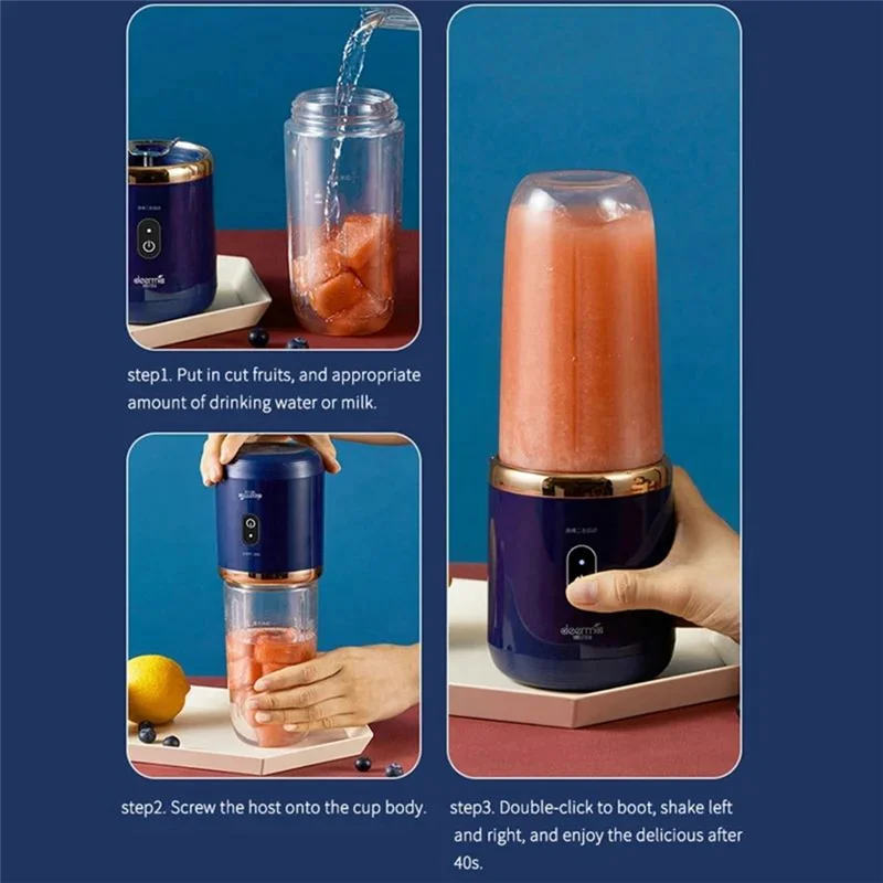 

A74G-Household Fruit Juicer Blender Mini Juice Blender USB Charging Juicer Suitable For Kitchen Juicer Portable Juice Blender