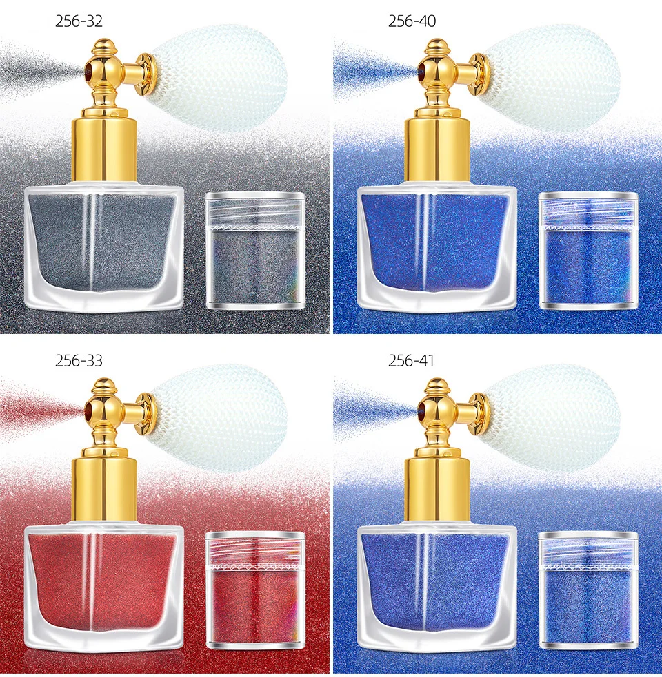 Cruelty-Free Vegan Holographic Glitter Spray Highlighter - Shiny Long-Lasting Face Hair Body Glitter for Party Clothes Decoratio