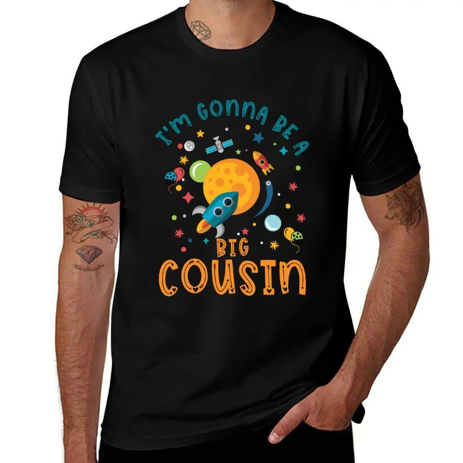 I'm Gonna Be A Big Cousin Baby Shower Gender reveal for kids T-Shirt Work Wear Simple Tee Shirt T-Shirt