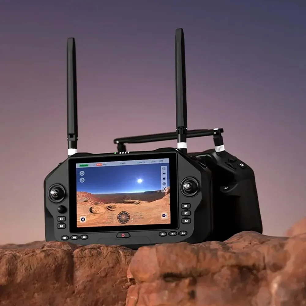 SIYI UniRC 7/7 Pro デュアル周波数ハンドヘルド地上局 7インチ 1080P 40KM範囲 スマートコントローラー UAV UGV USV ロボティクス用