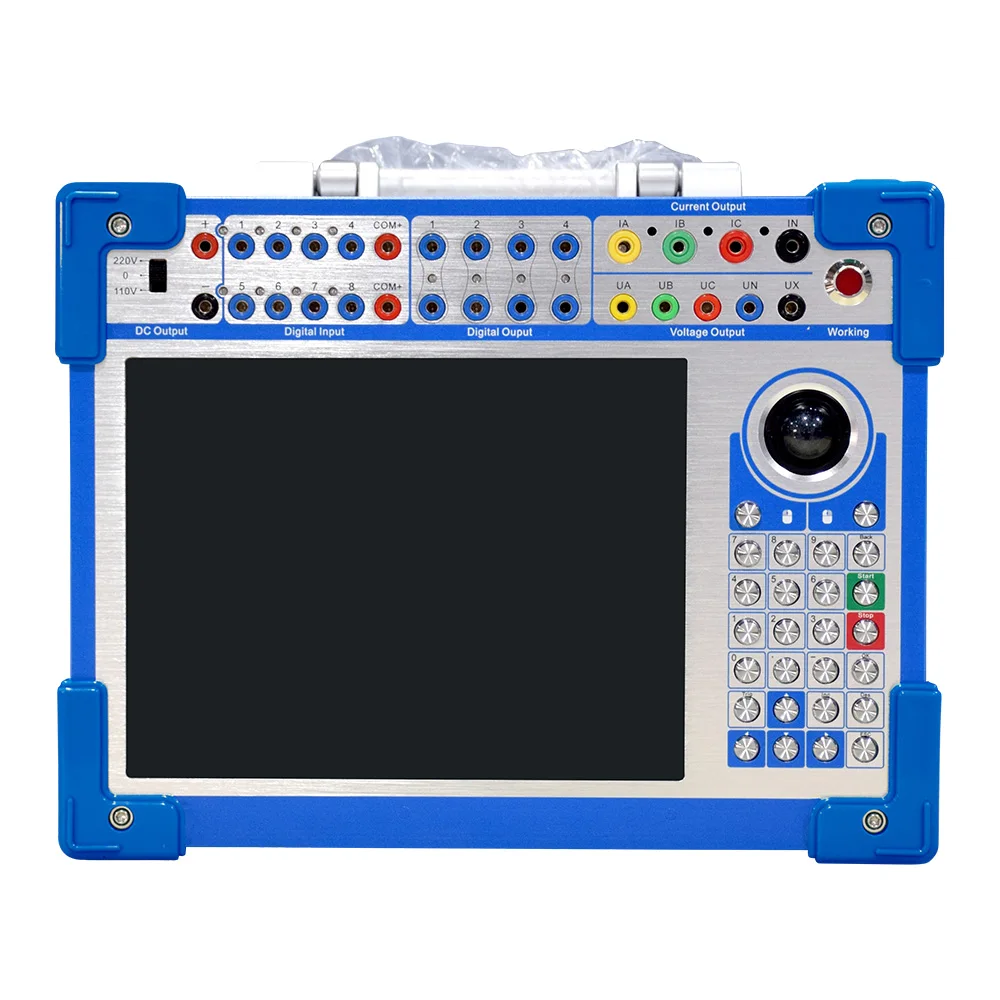 Upgraded Multifunctional Three Phase Protection Relay Tester AC/DC Source Three Phase Secondary Current Injection Test Machine