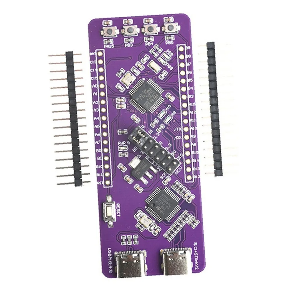 B03B-For STM32/For Arduino Compatible-Embedded Development Board For ST-LINK V2 Type-C USB TTL Serial Downloader Programmer
