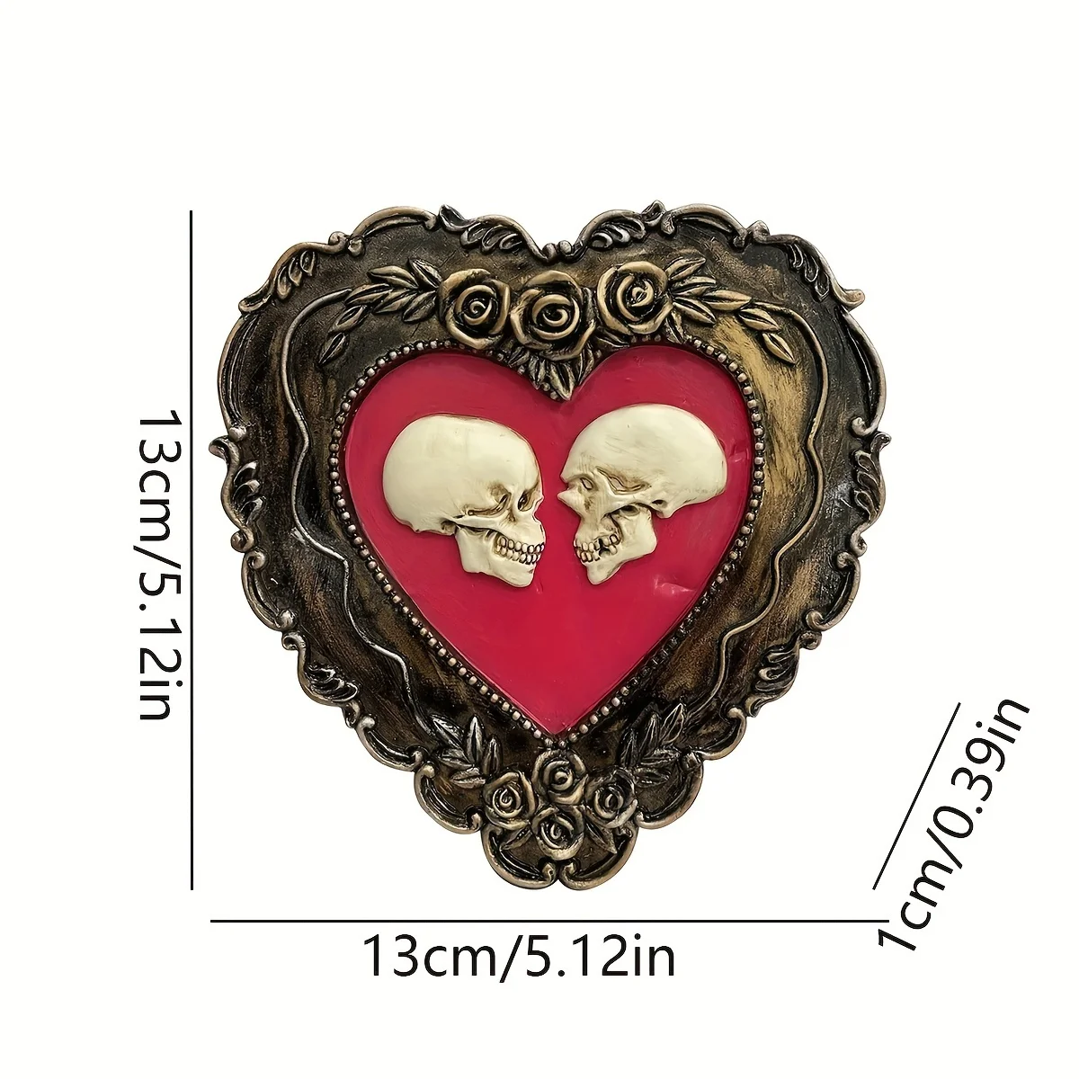 Love Skull Statue for Wedding Party Decoration