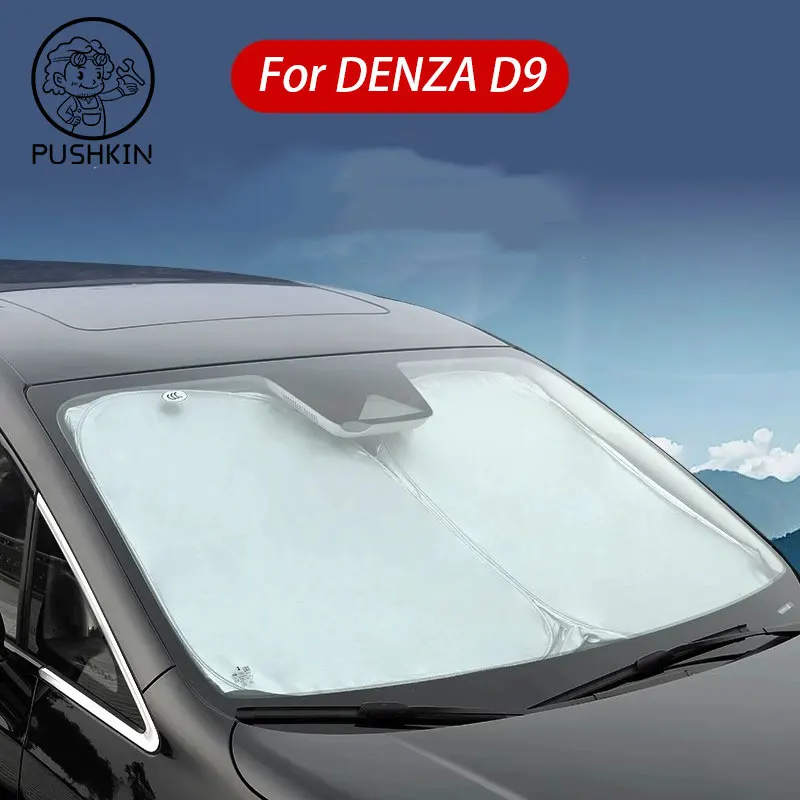 

Солнцезащитные шторки для Byd Denza D9 2025-2026: защита от УФ-лучей, козырек на лобовое стекло, аксессуары для автомобиля
