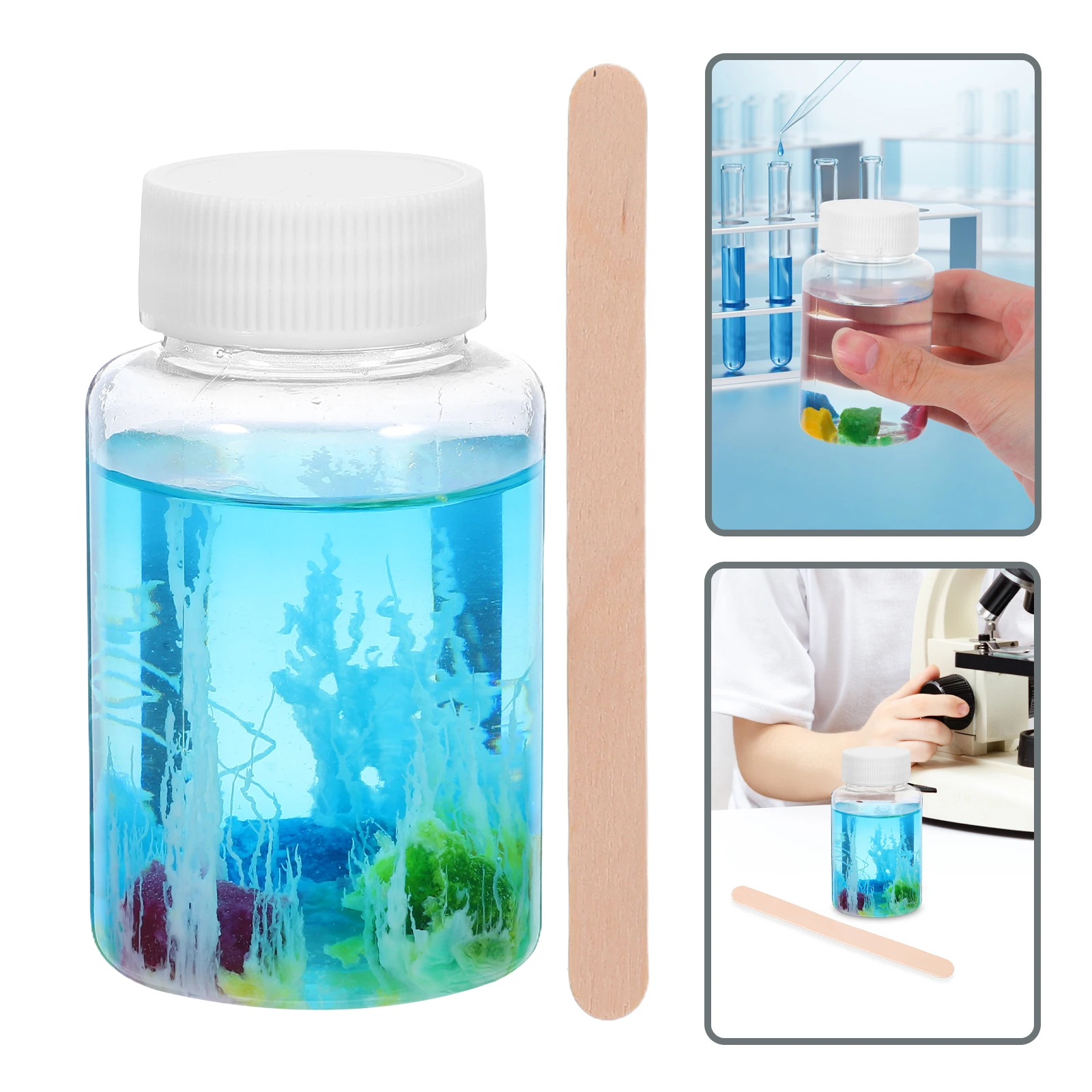 

4 комплекта, кристаллический водный садовый стебель, научный набор, красочный камень, образовательный набор «сделай сам» для детей, мальчиков и девочек