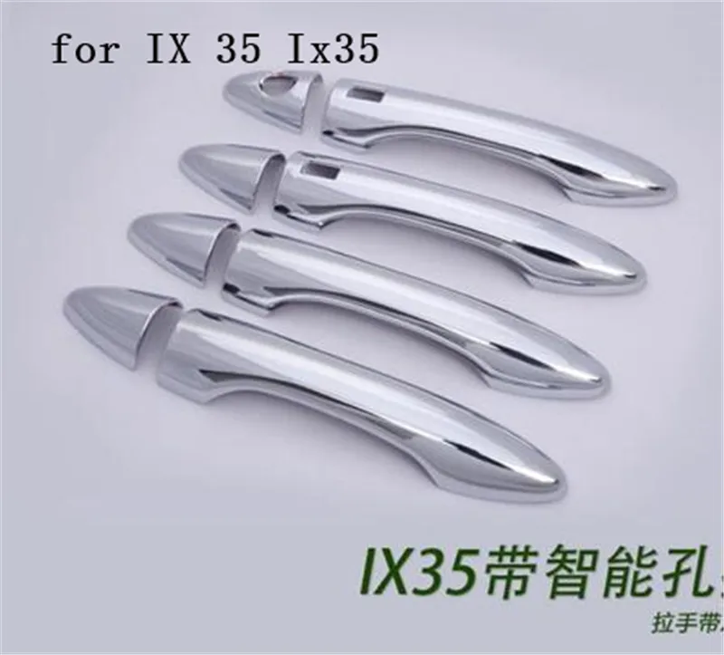 

Yifei ABS Chrome Door Handle Cover Trim Sticker for Hyundai IX 35 Ix35 2010 20112012 2013 2014 2015 2016 2017 Car styling