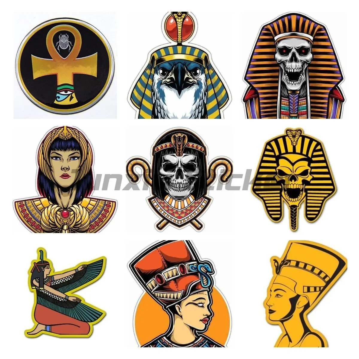 

Egyptian Goddess Vinyl Car Decal for Cars, Laptop, Boat, for Wall Door Window Helmet Car Stickers