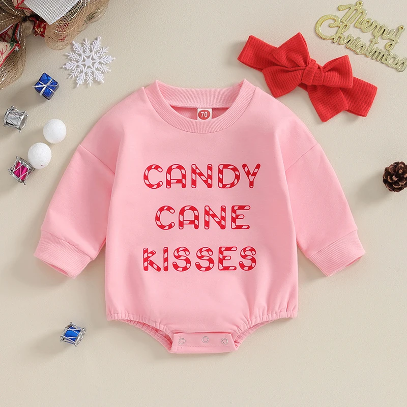 Baby Girl Boy Christmas Outfit Santa Bubble Sweatshirt Romper  Newborn First Christmas Clothes Costumes