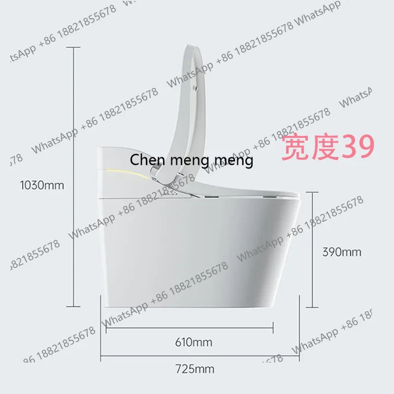 Smart toilet Home ergonomic design Full automatic flip instant toilet