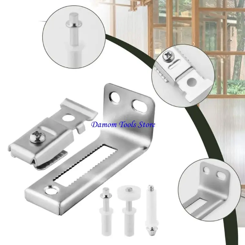 57BE Louver-Door-Hardware with Top and Bottom Pivots Bi-Fold Door-Hardware Set