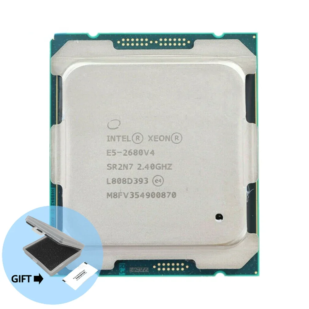 INTEL XEON E5 2680 V4 CPU PROCESSOR 14 CORE 2.40GHZ 35MB L3 CACHE 120W SR2N7 LGA 2011-3