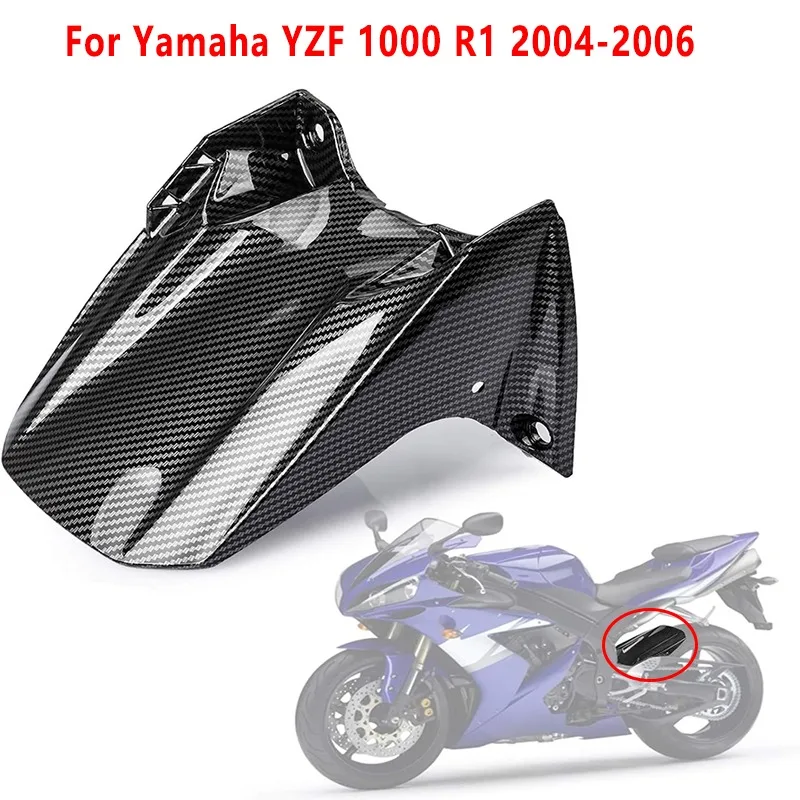 DWOE Motorbike Accessories Rear Mudguard Tire Hugger For Yamaha YZF 1000 R1 2004 2005 2006 motorcycle splash protection soil