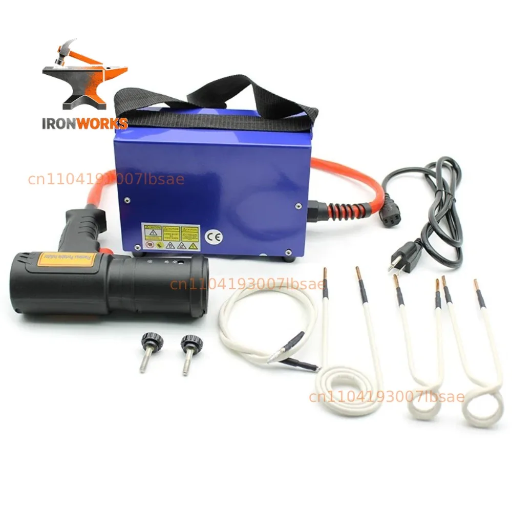 1500W Magnetic Induction Heater Circuit Diy for Car Repair Bolt Remover Tools Set Welding Equipment AC 220V with 4 Pieces Coil