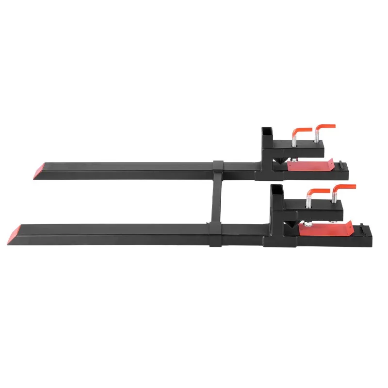 Load capacity 1.8 tons, thickened forklift, loader fork, bucket fork, adjustable  1pcs