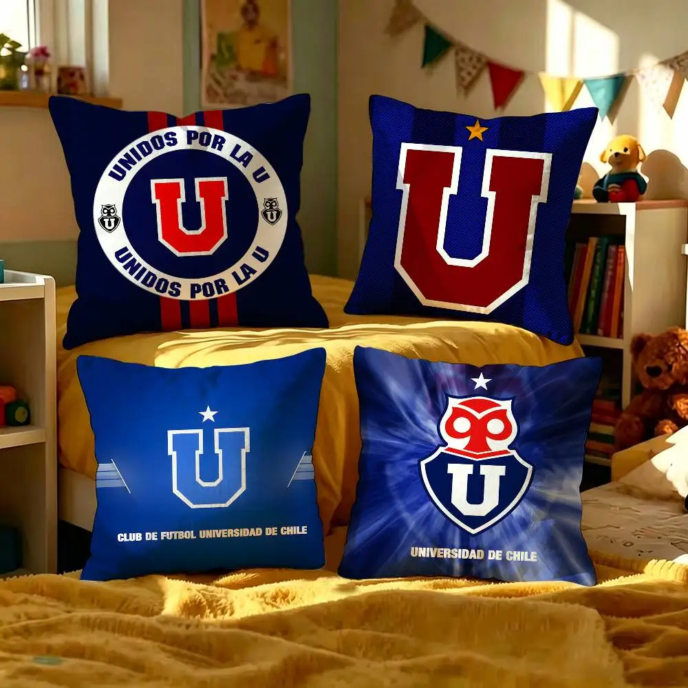 Chile U-University Logo Personalized Pillow Cover Kids Bedroom Wild Party Decor Pillowcase kid Birthday shower Gift