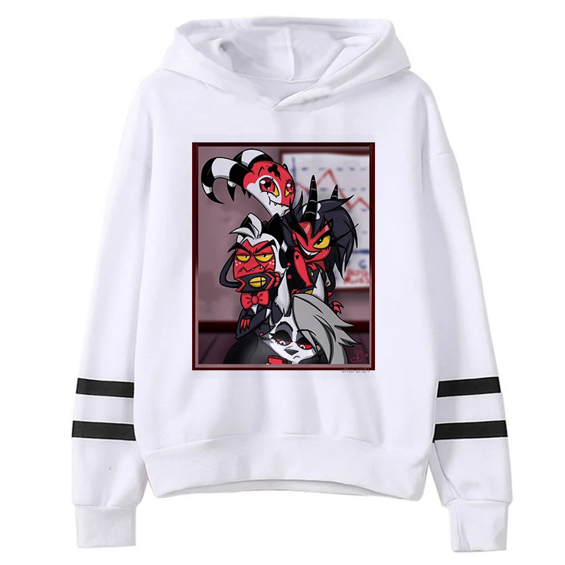 Helluva Boss hoodies men streetwear manga male pullover harajuku y2k aesthetic