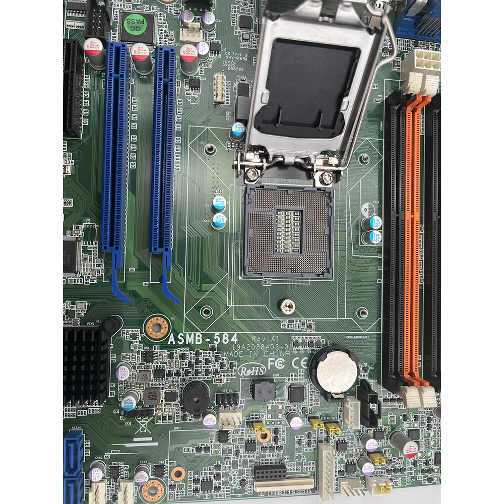 For Advantech Industrial Motherboard DDR3 32GB LGA 1150 E3 V3 Micro ATX PCIe x16 ASMB-584 ASMB-584G2 ASMB-584G2-00A1E