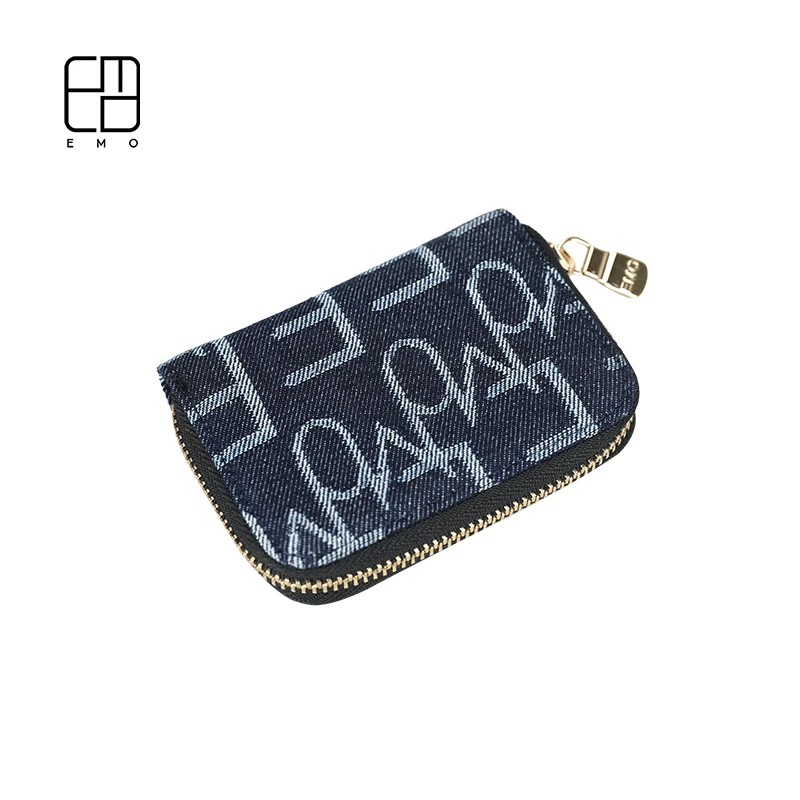 Original EMO Alphabet Presbyopia organ card bag exquisite high-grade compact large capacity card holder card card sleeve