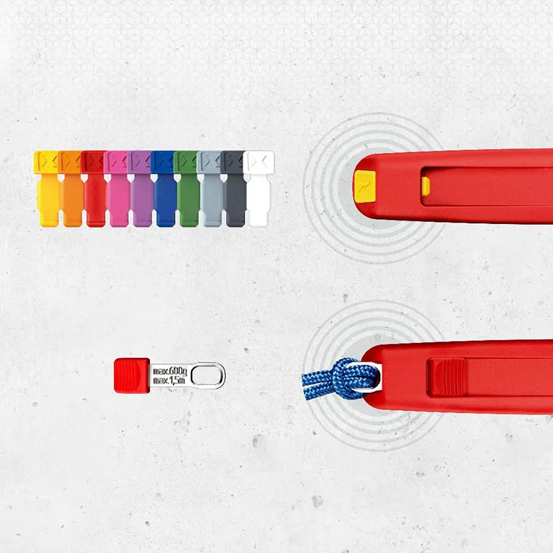 KNIPEX 00 61 10 C V01 ColorCode Clips Color Mix 1 (10 pieces)