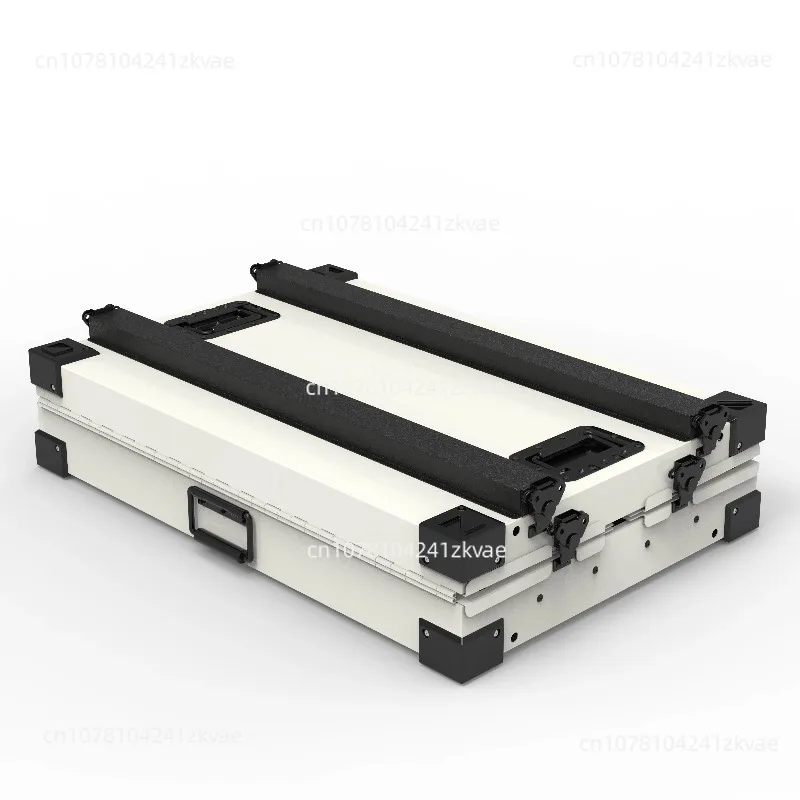 1pcs Heavy Duty Fully Collapsible Dog Crate Aluminium Alloy Medium and Large Dog Crate Folding Pet Car Crate Camping Travel