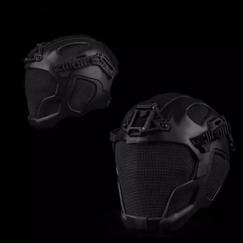 

Outdoor lightweight full-body protective helmet, CS field lightweight sponge EVA breathable steel mesh helmet