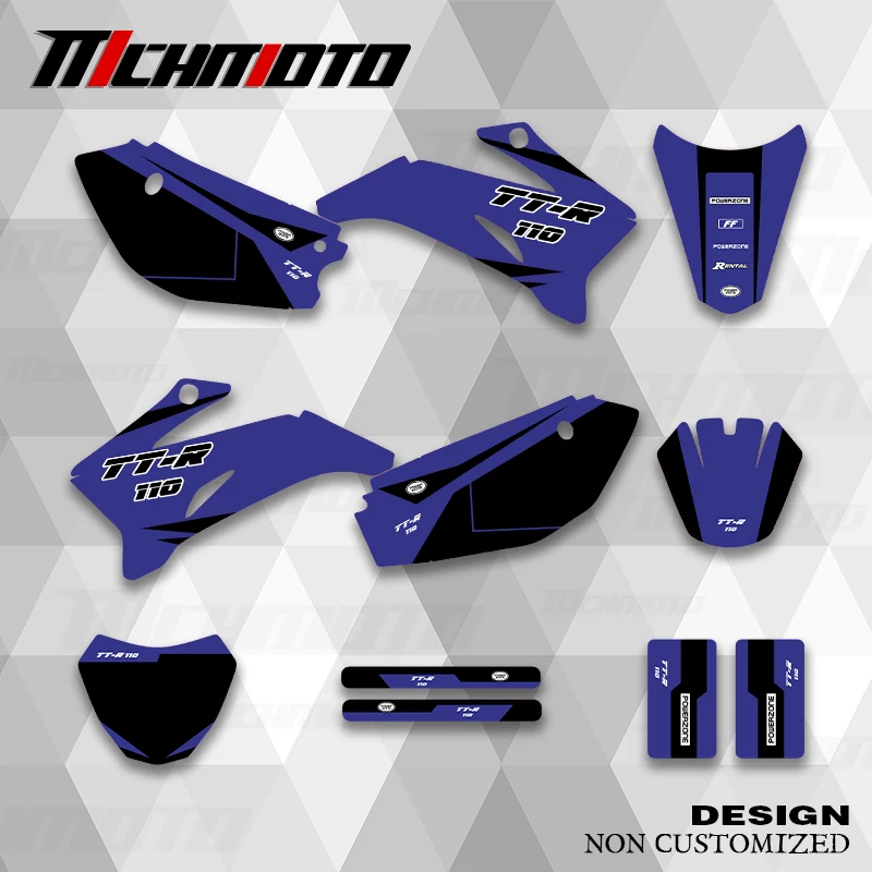 

MCHMFG новый стиль графические наклейки комплект наклеек для YAMAHA TTR110 2008 2009 2010 2011 2012 2013 2014 2015-2021 TTR 110