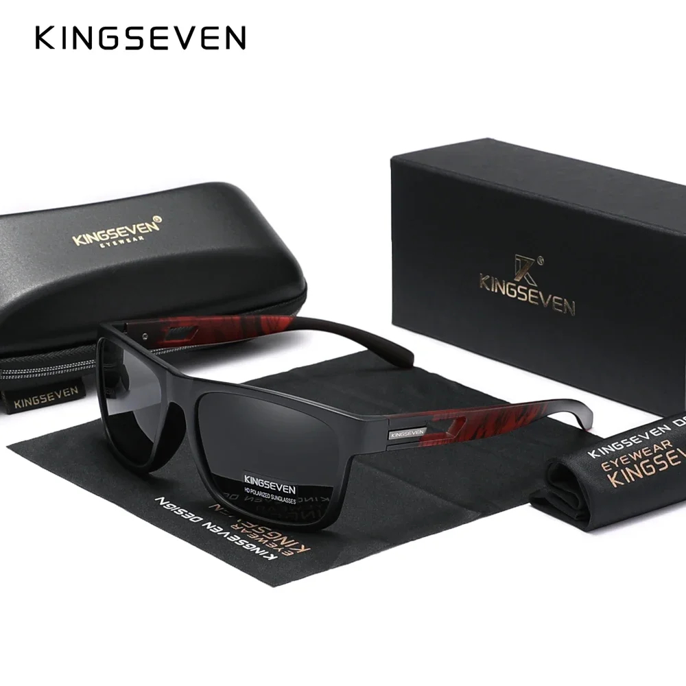 

KINGSEVEN Fashion New 2024 Brand Design Men's Glasses Polarized Sunglasses Women UV Lens Fashion Eyewear Oculos de sol