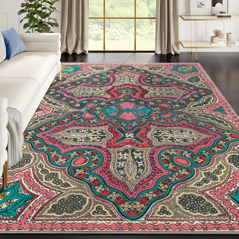 

Ковры в богемном стиле для гостиной, марокканский декор для спальни, персидские коврики большого размера, ковер для отдыха, домашний нескользящий напольный коврик