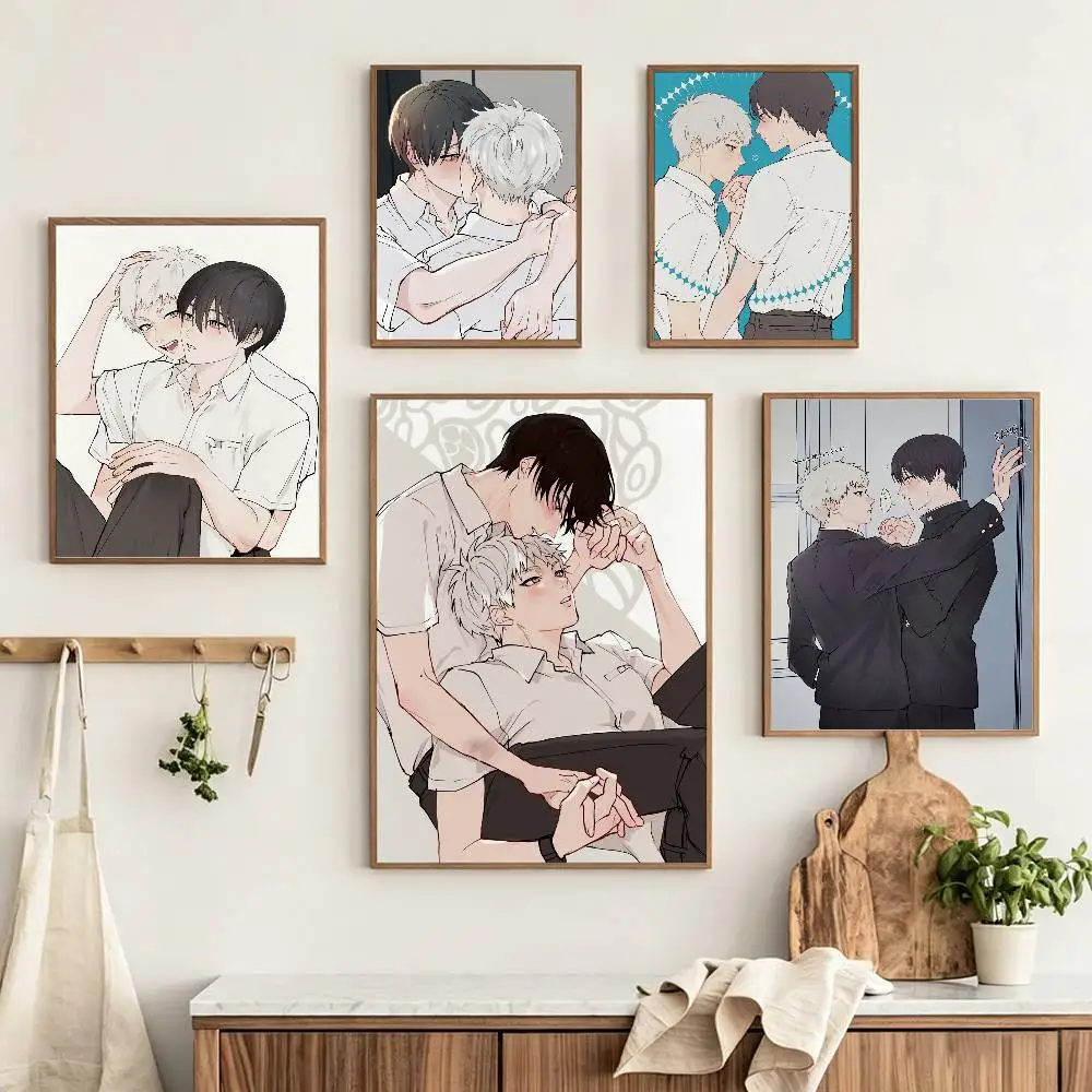 Hikaru and Yoshiki  Custom HD Waterproof Self Adhesive Wall Art Poster