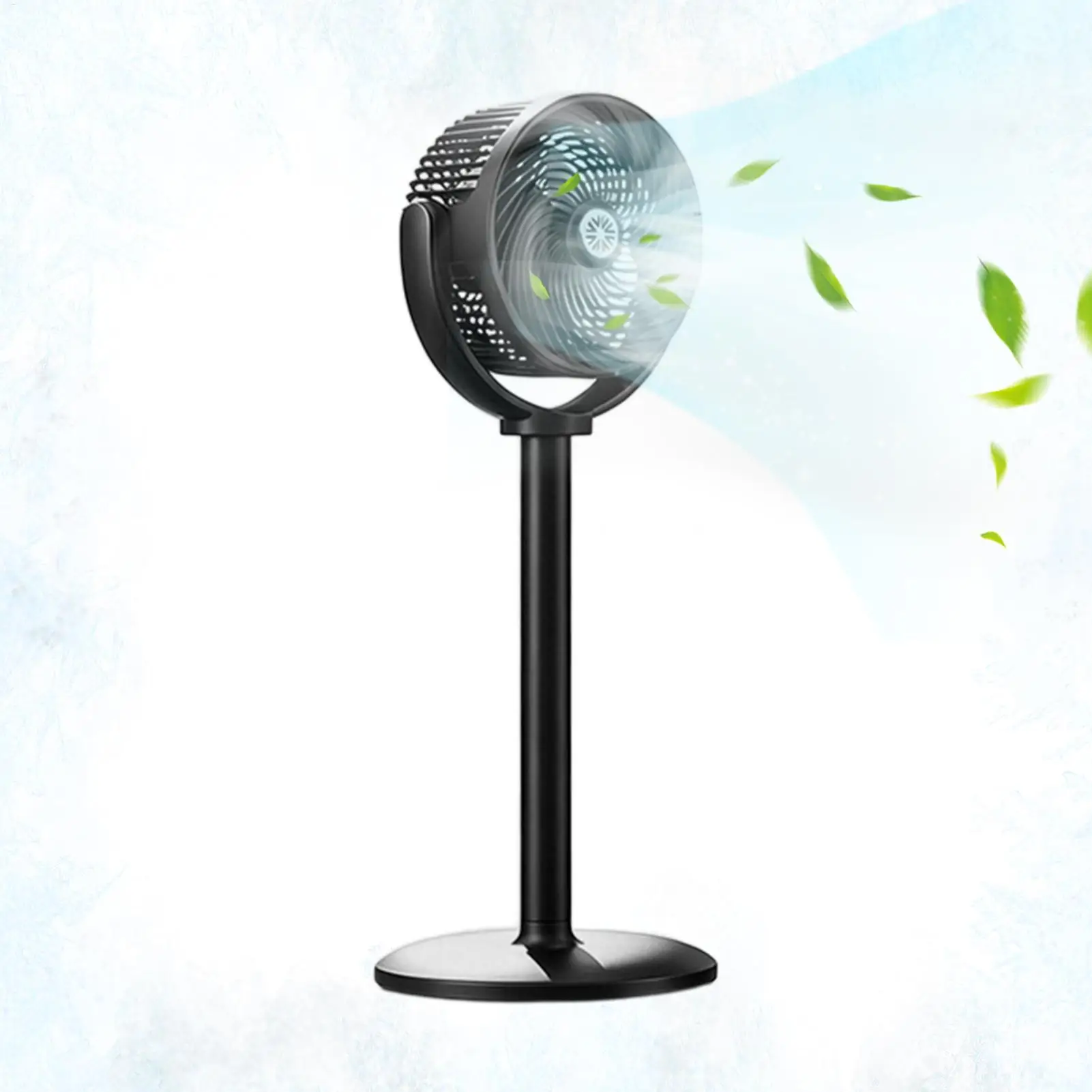 Standing Fan 5 Wind Speeds Adjustable Height Telescopic Floor Fan for Homeowners Dwellers Renters Home Office Dorms Bedroom