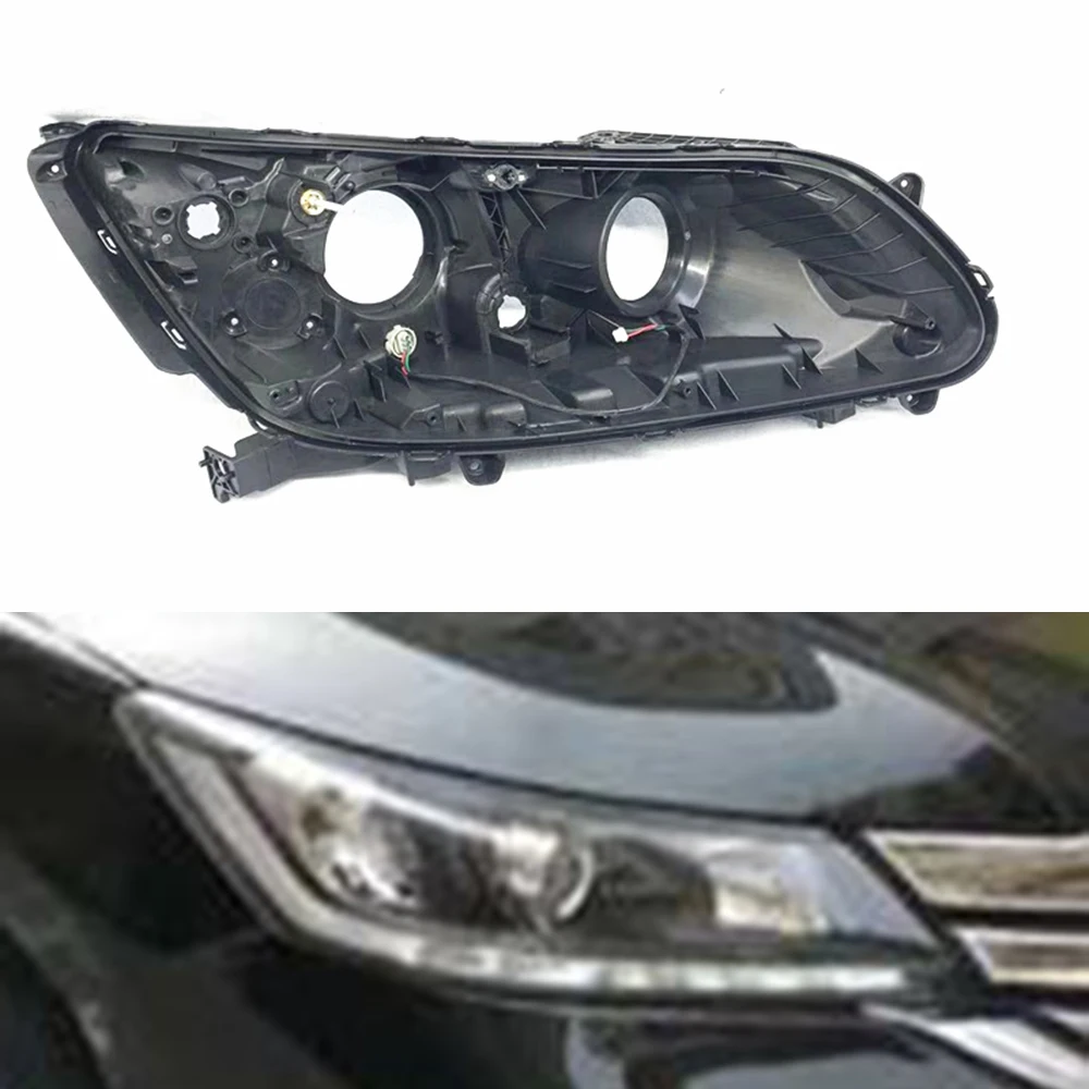 Headlight Base For Honda Accord 2014 2015 Headlamp House Car Rear Base Auto Headlight Back Support