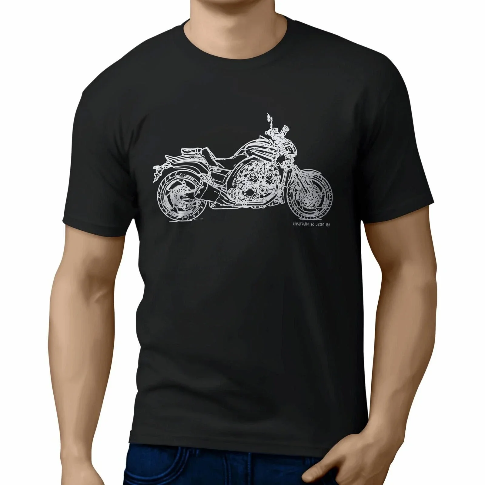 

VMAX 2015 Motorbike Enthusiast T-shirt Summer 100% Cotton Cool Tee S-3XL