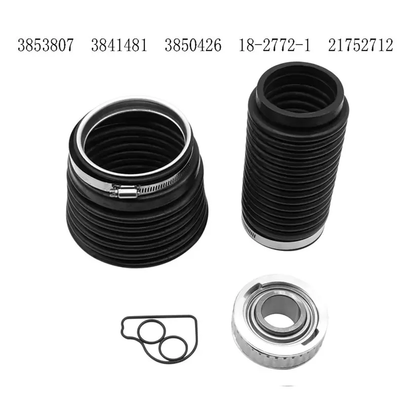 For Volvo Penta SX Drives 3841481 3850426 18-2772-1 21752712 Gimbal Bearing Transom Seal Kit Exhaust Hose 3853807