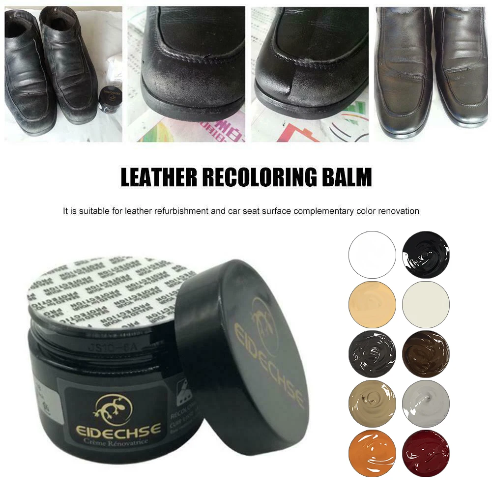 Car Leather Repair Sofa Shoe Scratch Scuffs Seat Refurbish Complementary Color Paste Furniturecar Repair Cream Car Detailing