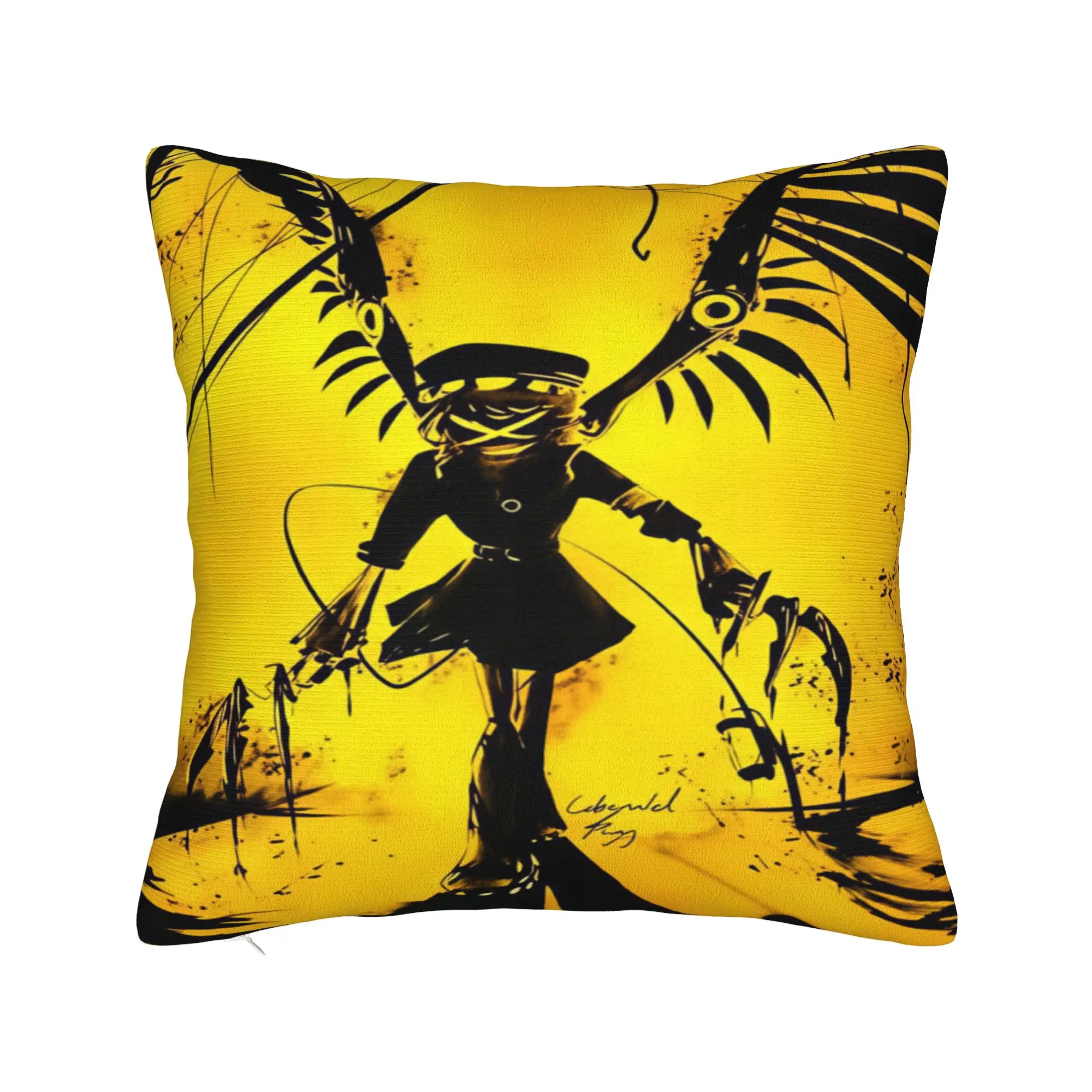 Murder Drones Uzi Doorman  Pillow Cover  Novelty Pillow Case For Couch Sofa Bedroom Soft Pillowcases Gift